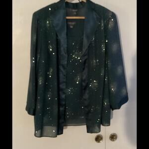Dressbarn 3 piece party outfil Sz 14W